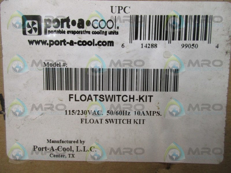 PORT A COOL FLOATSWITCH-KIT 115/230VAC 50/60HZ 10AMPS * FACTORY SEALED *