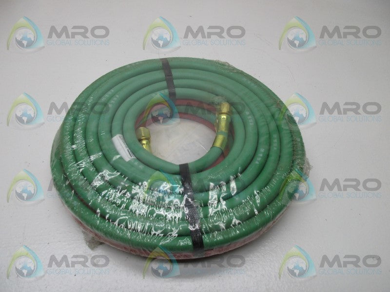 BEST WELDS RH-2102 25 FOOT WELDING HOSE 1/4" GRADE R TWIN BB * NEW IN ORIGINAL PACKAGE *