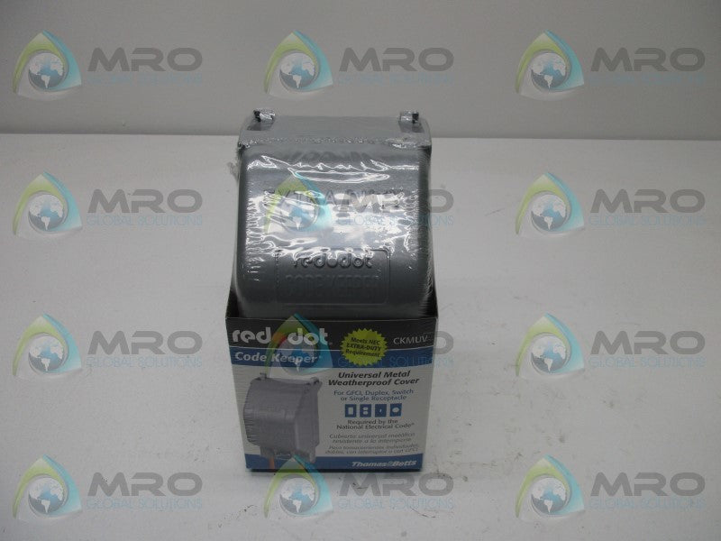RED DOT CKMUV UNIVERSAL METAL WEATHERPROOF COVER * NEW IN ORIGINAL PACKAGE *