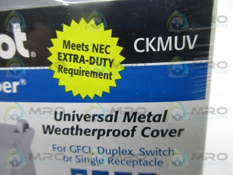 RED DOT CKMUV UNIVERSAL METAL WEATHERPROOF COVER * NEW IN ORIGINAL PACKAGE *