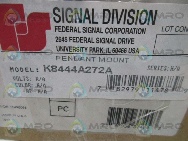 INDUSTRIAL SPARE PART K8444A272A PENDANT MOUNT  NSMP