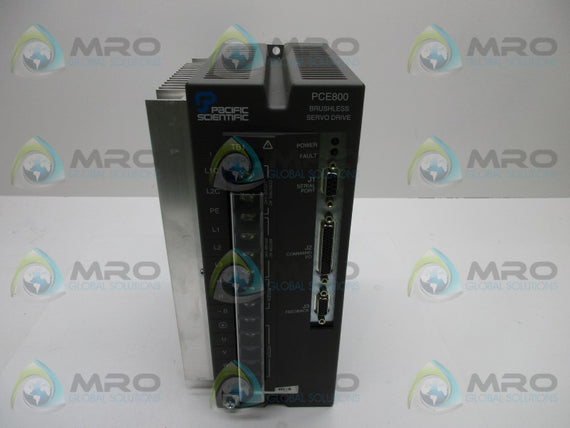 PACIFIC SCIENTIFIC PCE833-001-N SERVO AMPLIFIER DRIVE * USED *