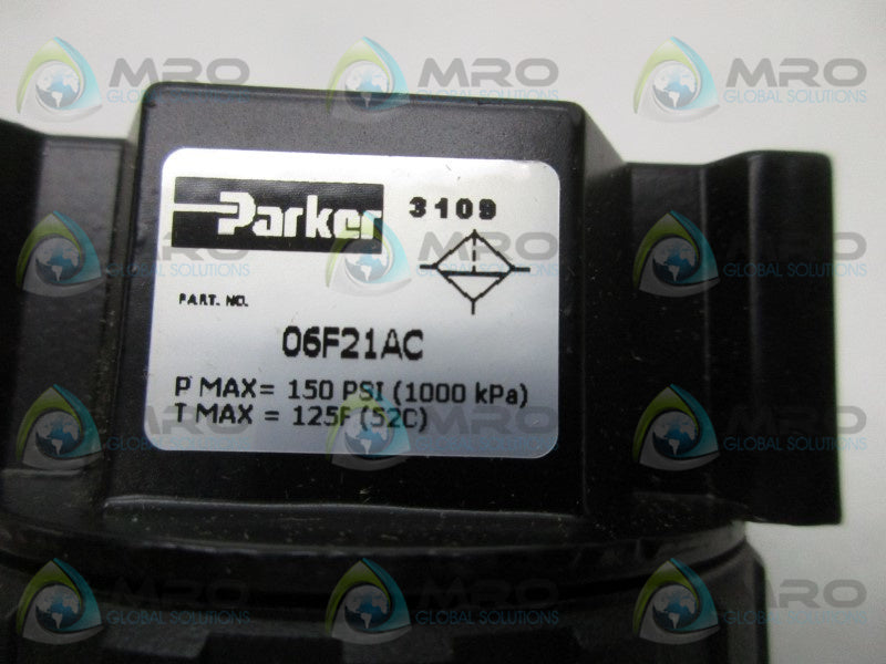 PARKER 06F21AC PNEUMATIC FILTER  NSMP