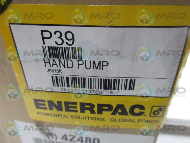 ENERPAC P39 HAND PUMP * FACTORY SEALED *
