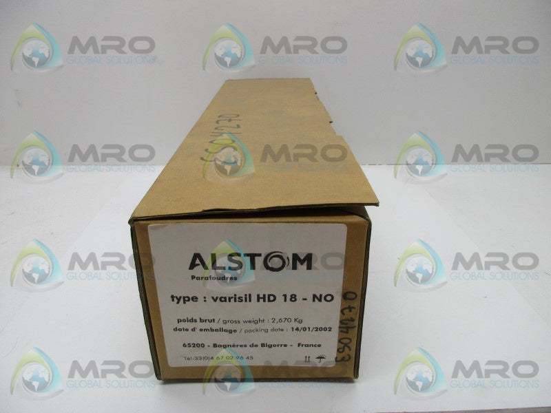 ALSTOM VARISIL-HD-18-NO VENTILATION METHOD  NSMP