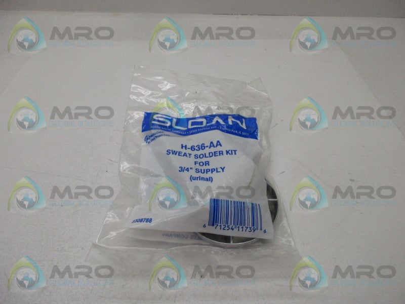 SLOAN H-636-AA SWEAT SOLDER KIT * NEW IN FACTORY BAG *