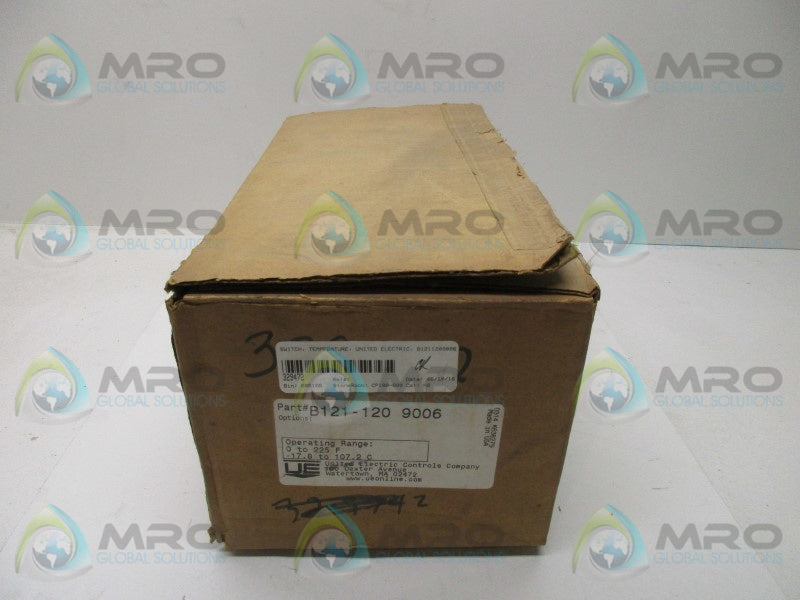 UNITED ELECTRIC B121-120 TEMPERATURE SWITCH  NSMP