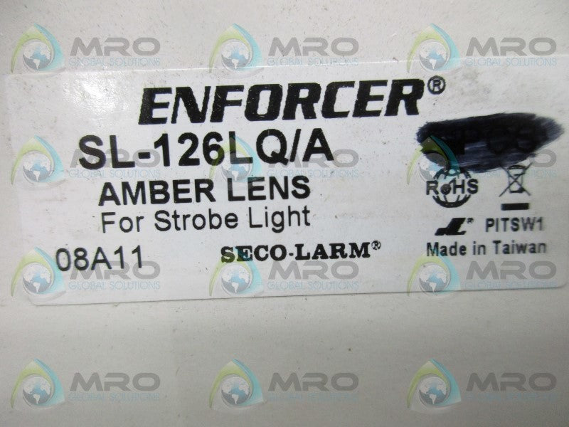 ENFORCER SL-126LQA AMBER LENS FOR STROBE LIGHT  NSNP