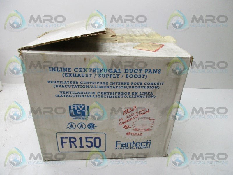 FANTECH FR150 FAN * NEW IN BOX * MRO Global Solutions