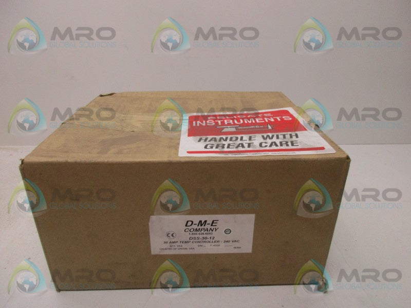 DME COMPANY DSS-30-12 30AMP TEMP CONTROLLER 240VAC  NSFS