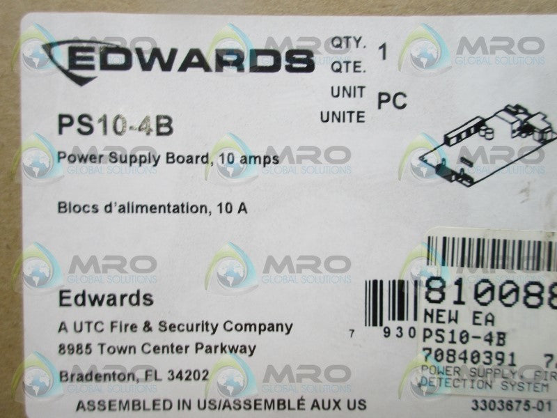EDWARDS PS10-4B POWER SUPPLY BOARD 10AMPS * FACTORY SEALED *