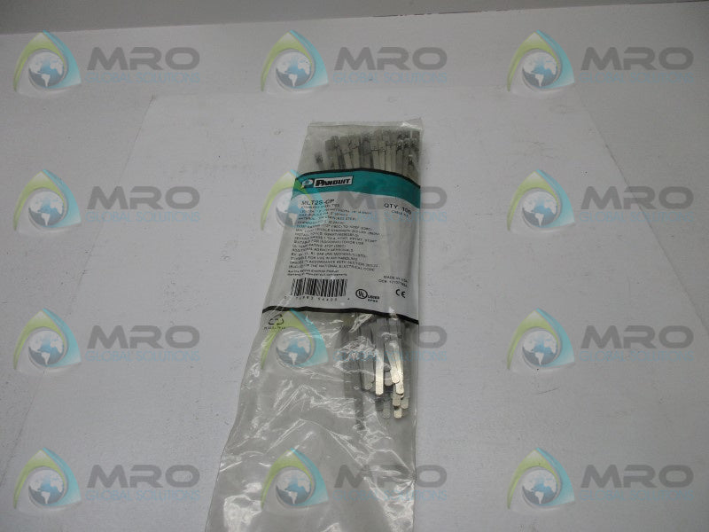 PANDUIT MLT2S-CP STAINLESS STEEL TIES (PKG OF 100) * NEW IN FACTORY BAG *