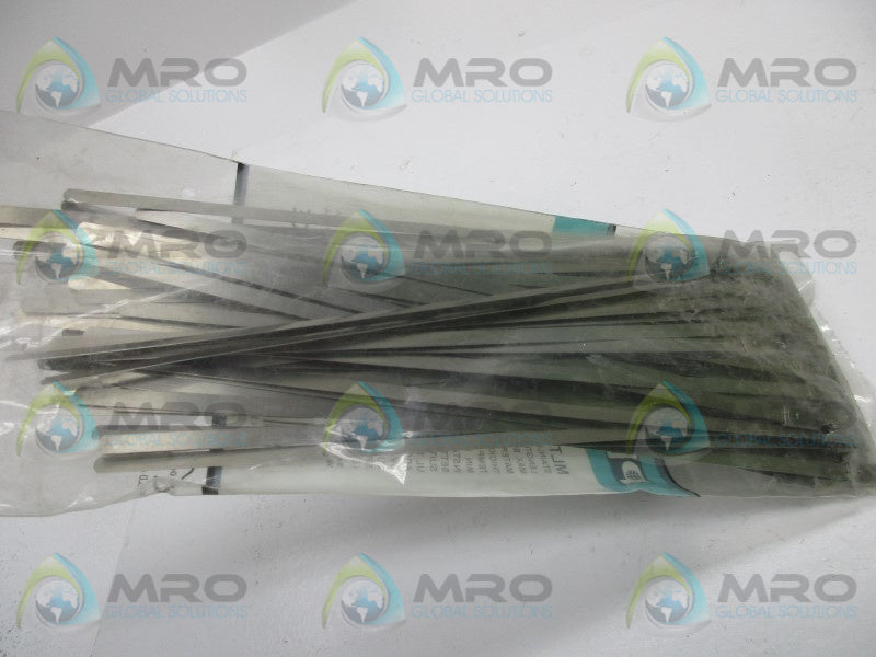 PANDUIT MLT2S-CP STAINLESS STEEL TIES (PKG OF 100) * NEW IN FACTORY BAG *