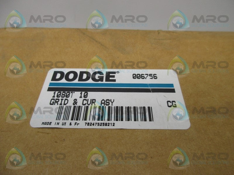 DODGE 006756 1080T 10 GRID & COVER ASSEMBLY * FACTORY SEALED *