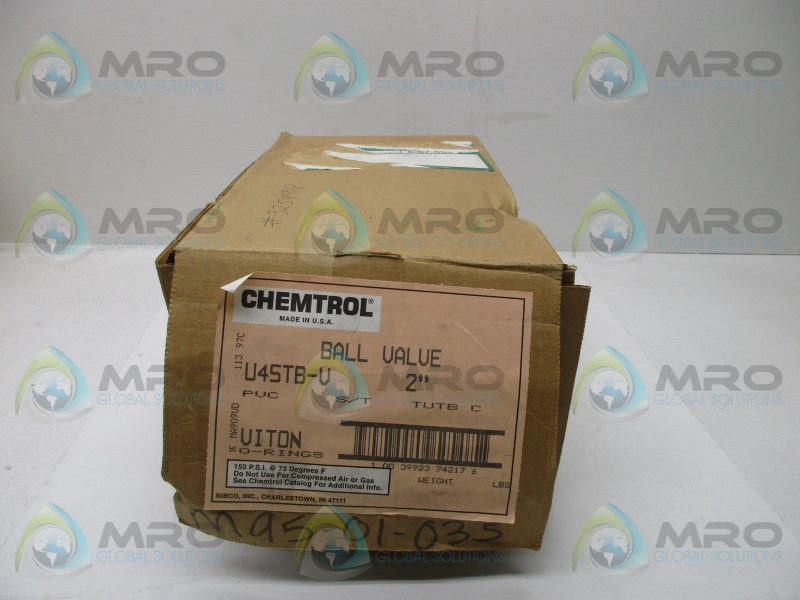 CHEMTROL U4STB-V BALL VALVE 2"  NSMP