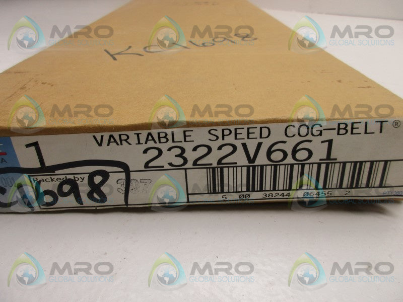 DAYCO 2322V661 VARIABLE SPEED COG BELT  NSFS