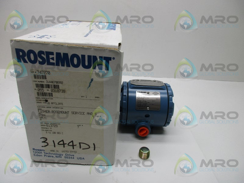 ROSEMOUNT 3144D1K5B4 TEMPERATURE TRANSMITTER * NEW IN BOX *