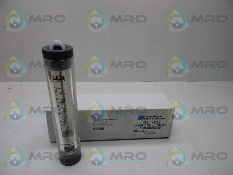 KING INSTRUMENTS 7205017133W FLOWMETER  NSMP