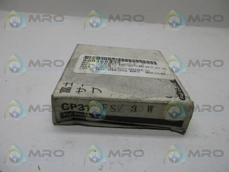 FUJI ELECTRIC CP31FS/3W CIRCUIT PROTECTOR  NSMP