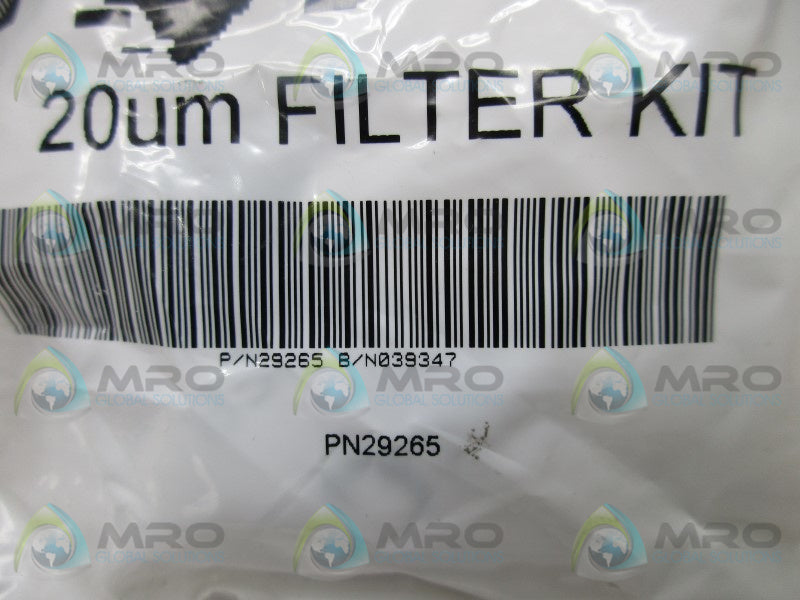 DOMINO 29265 20UM FILTER KIT * NEW IN FACTORY BAG *