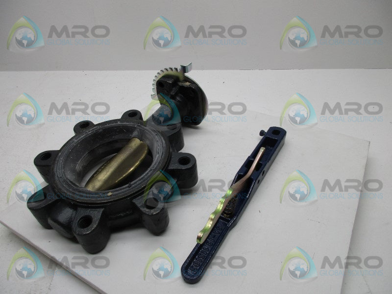 NIBCO LC-2000-3 LUG STYLE BUTTERFLY VALVE W/ LEVER HANDLE  NSMP