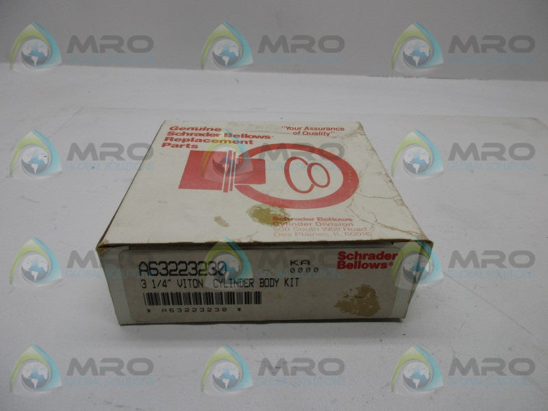 SCHRADER BELLOWS A63223230 3-1/4" VITON CYLINDER BODY KIT  NSMP