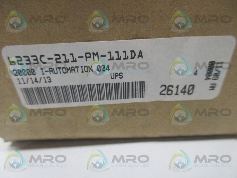MAC 6233C-211-PM-111DA SOLENOID VALVE * FACTORY SEALED *