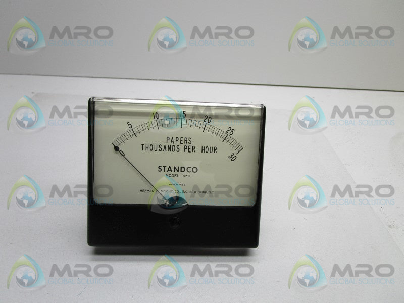 STANDCO MODEL 450 PANEL METER  NSMP