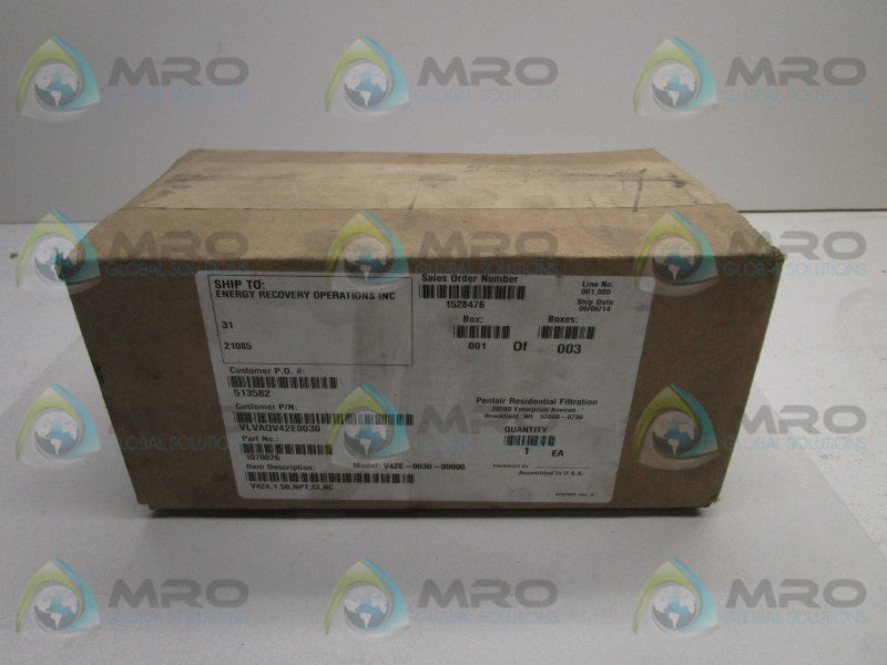 AQUAMATIC V42E-0030-00000 AQMATIC CLOSED VALVE  NSFS