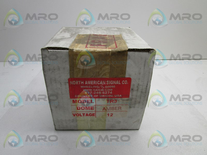 NORTH AMERICAN TR3-A AMBER STROBE LIGHT 12V  NSMP