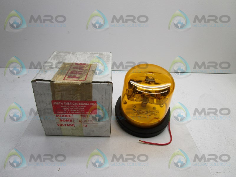 NORTH AMERICAN TR3-A AMBER STROBE LIGHT 12V  NSMP