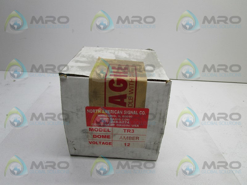 NORTH AMERICAN TR3-A AMBER STROBE LIGHT 12V  NSFS