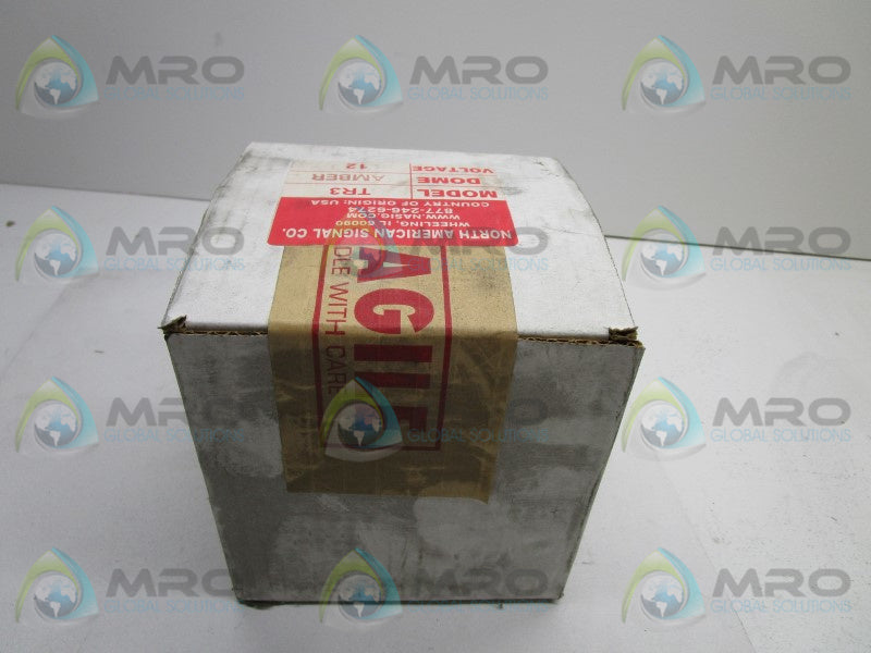 NORTH AMERICAN TR3-A AMBER STROBE LIGHT 12V  NSFS