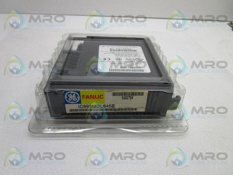 GE FANUC IC693MDL645E INPUT MODULE 24VDC 16TP * NEW IN ORIGINAL PACKAGE *