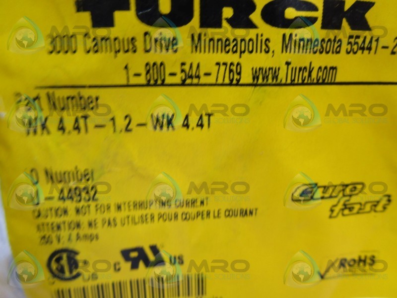 TURCK WK4.4T-1.2-WK4.4T CABLE  NSMP