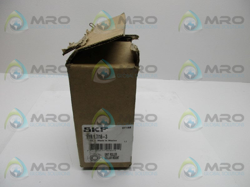 SKF FYR-1.7/16-3 UNIT ROLLER COLLAR MOUNT  NSMP