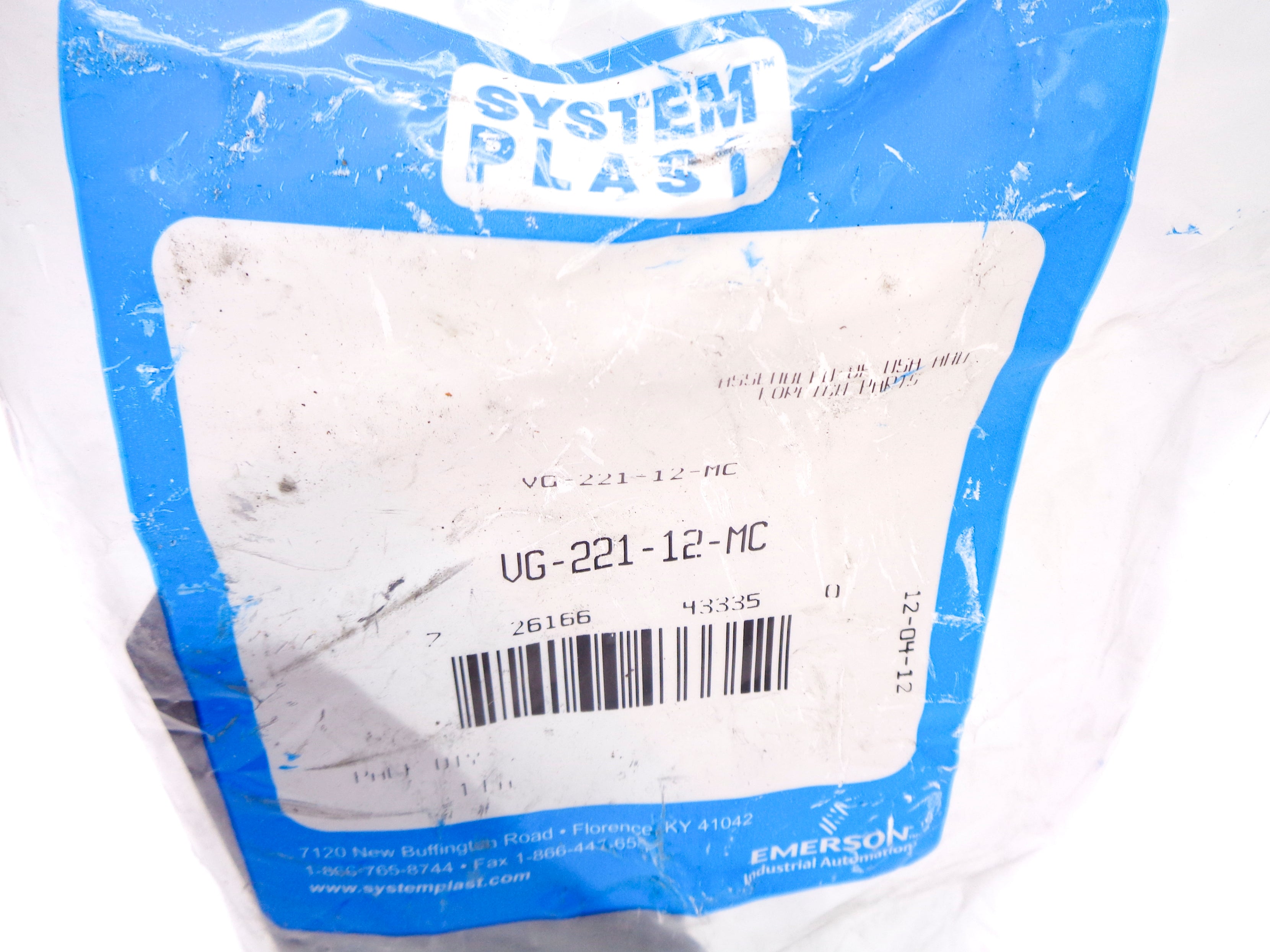SYSTEM PLAST VG-221-12-MC NSMP