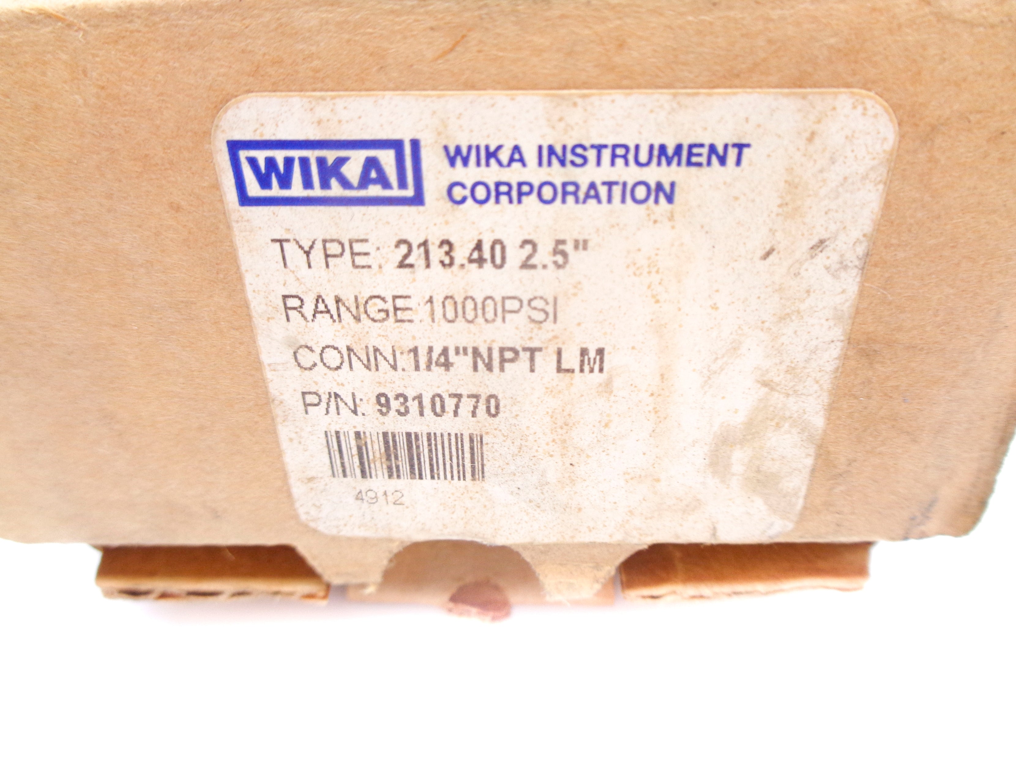WIKA 9310770 1000PSI NSMP