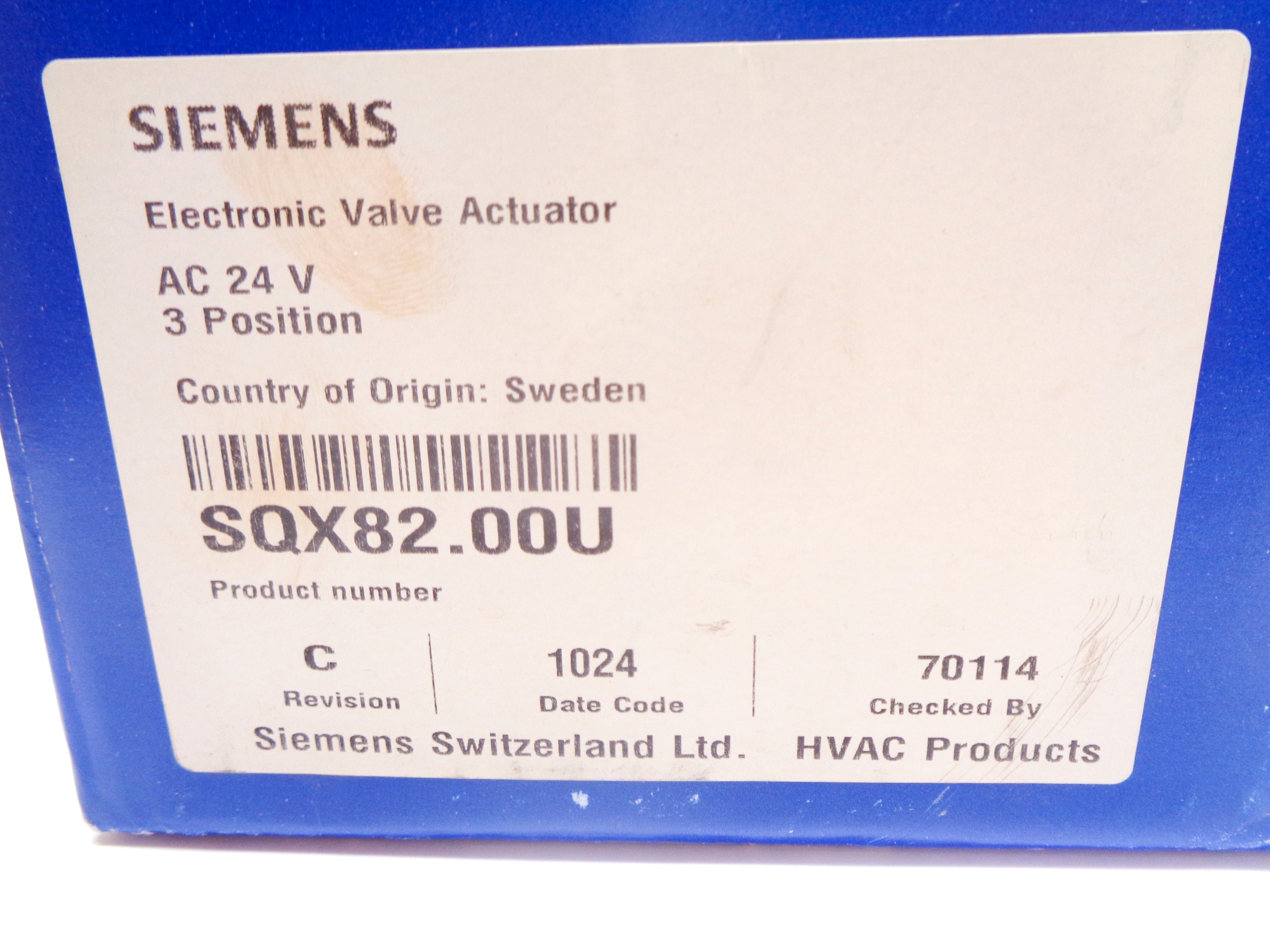 SIEMENS SQX82.00U NSMP