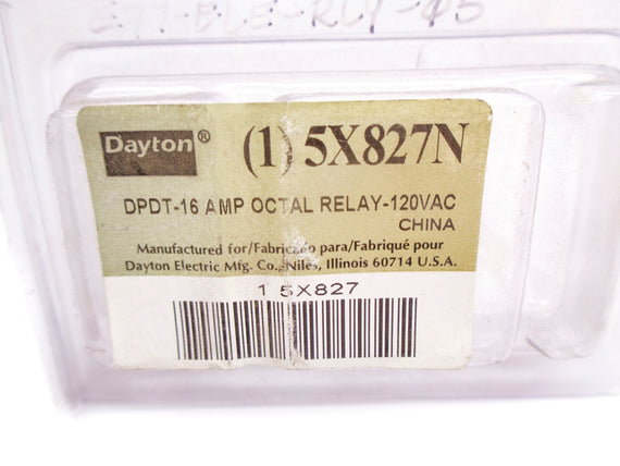 DAYTON 5X827N 120VAC 16A NSMP