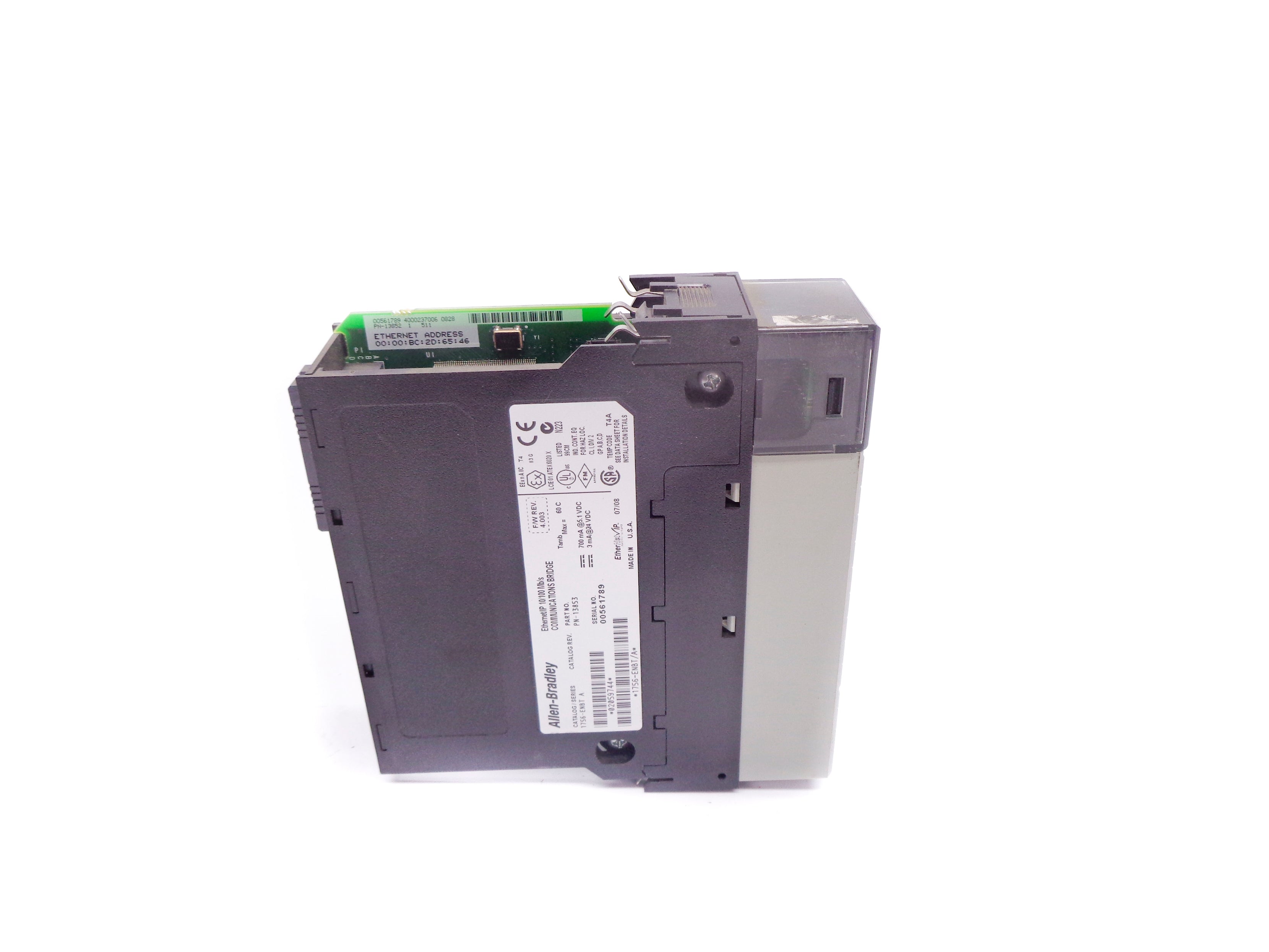 ALLEN BRADLEY 1756-ENBT SER. A F/W 4.003 UNMP
