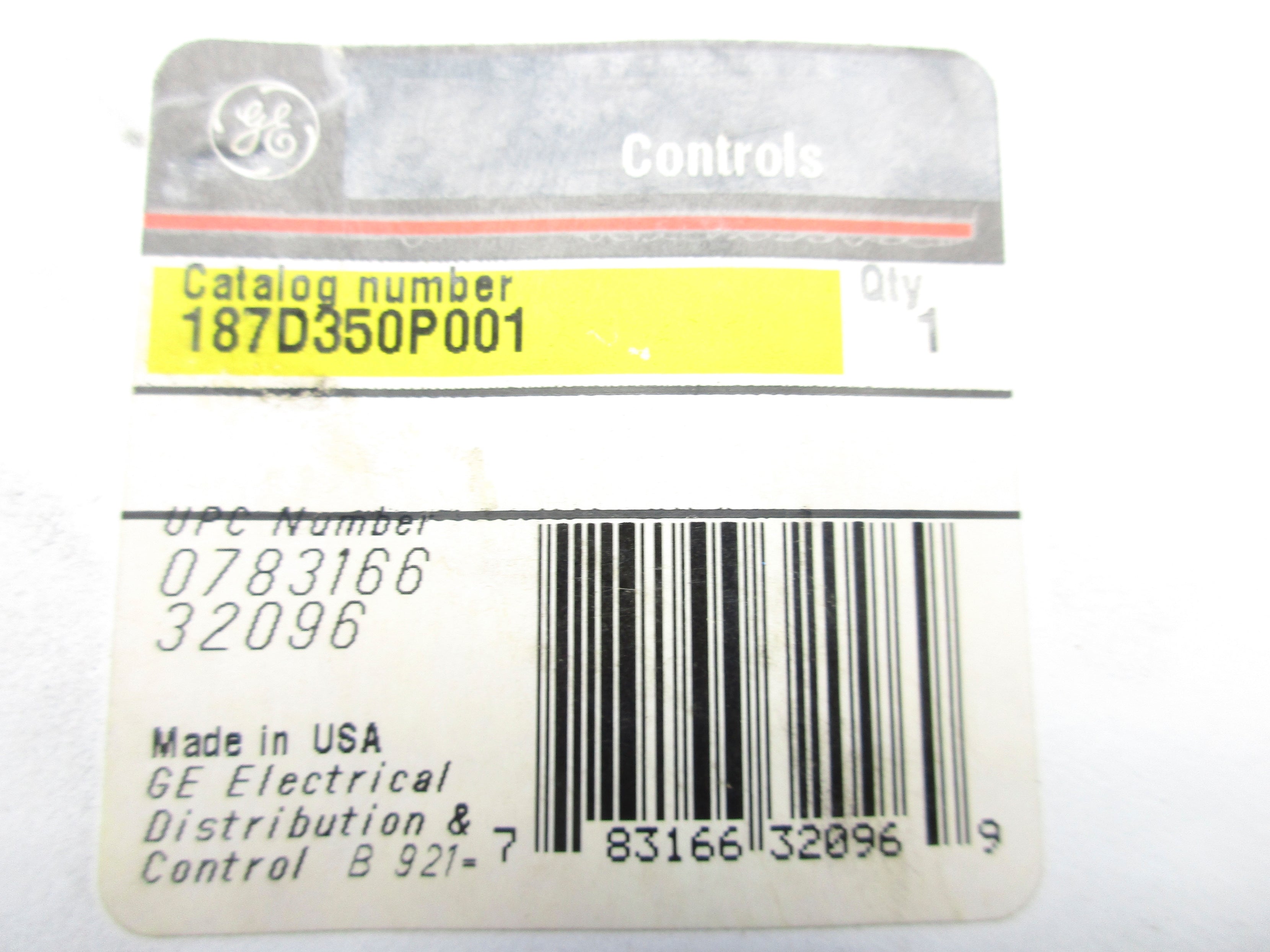 GENERAL ELECTRIC 187D350P001 NSMP