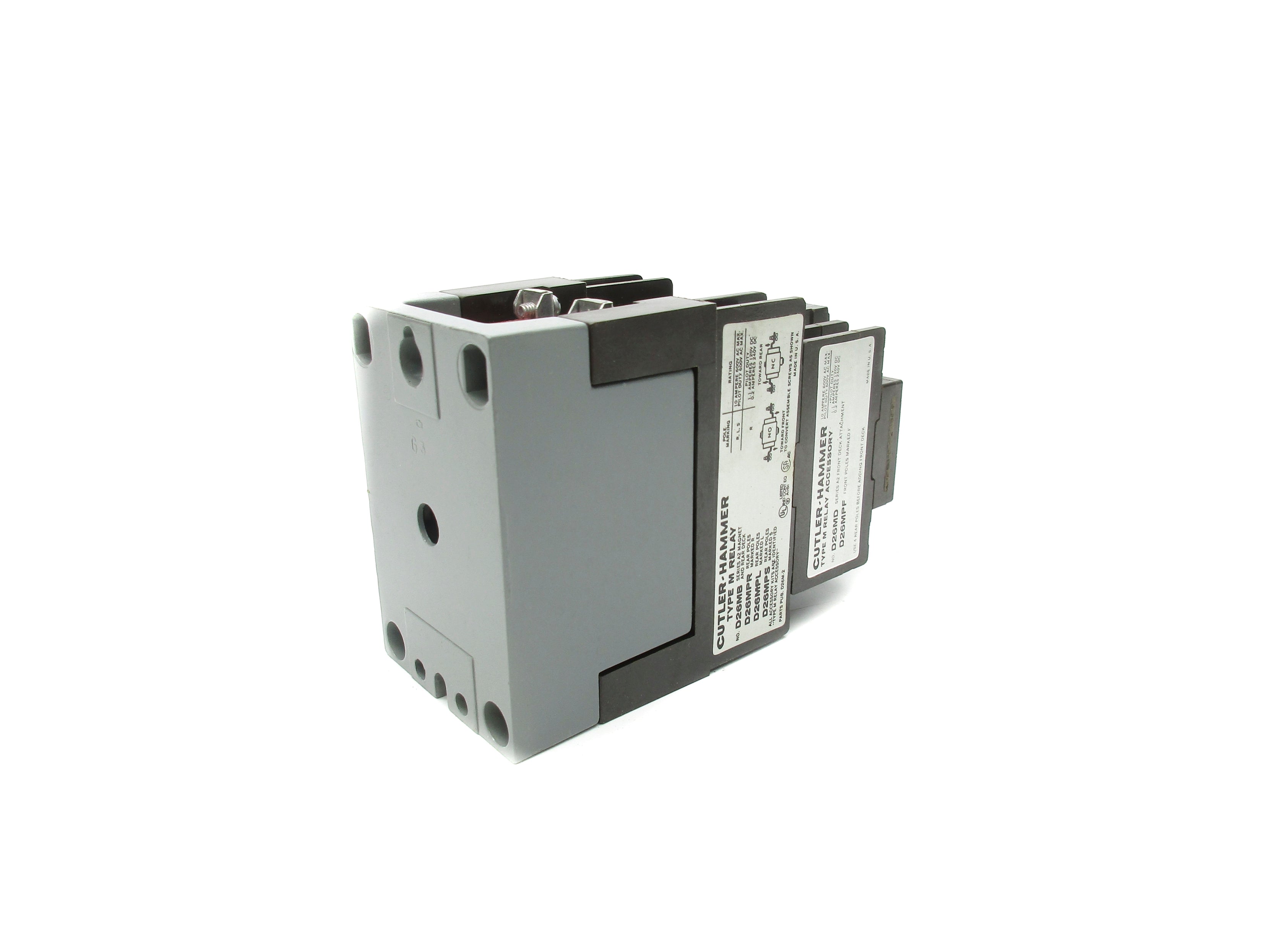 CUTLER HAMMER D26MB SER. A2 D26MD 10A 120/240VDC NSNP