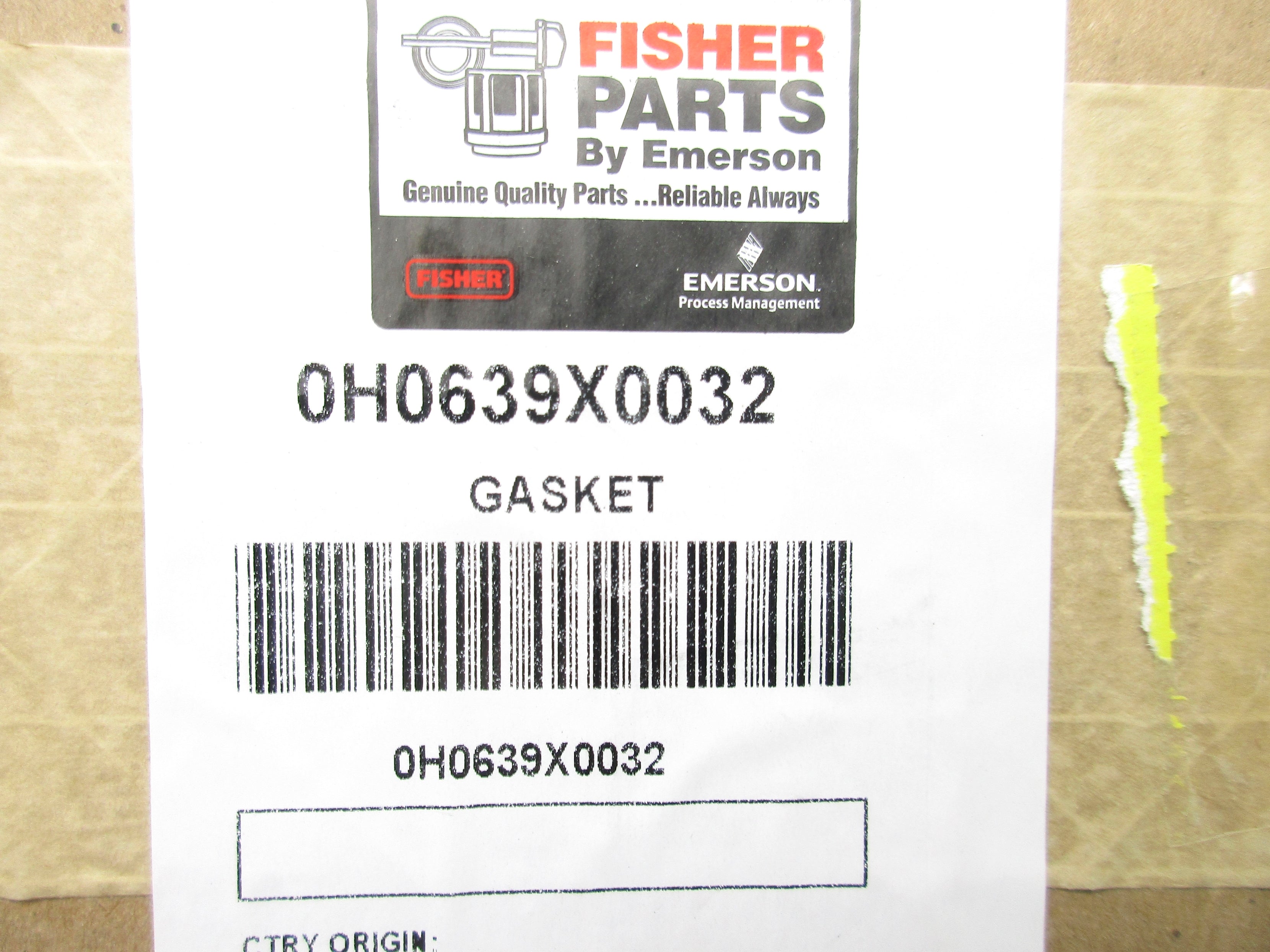 FISHER 0H0639X0032 NSFS