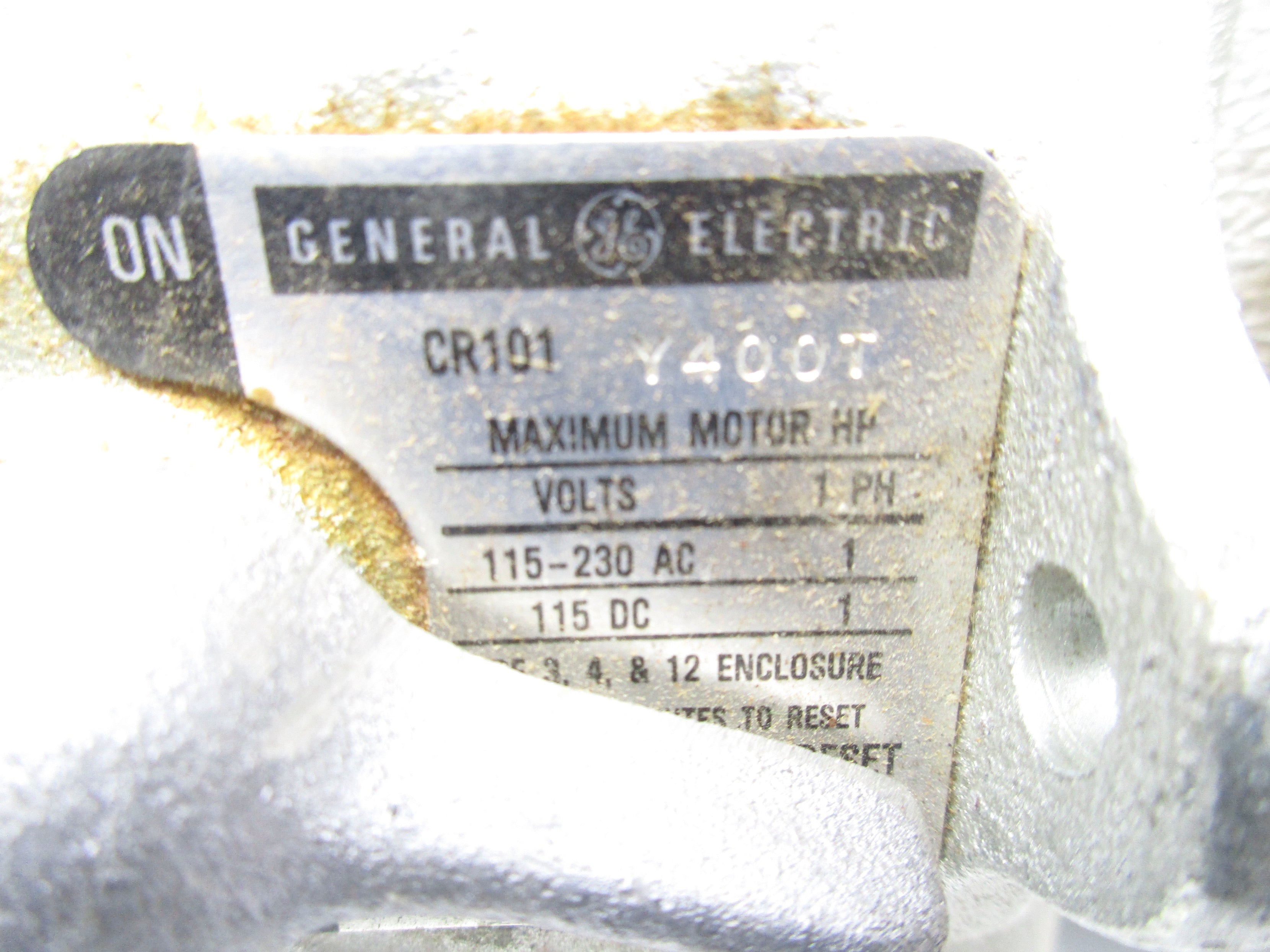 GENERAL ELECTRIC CR101Y400T NSNP