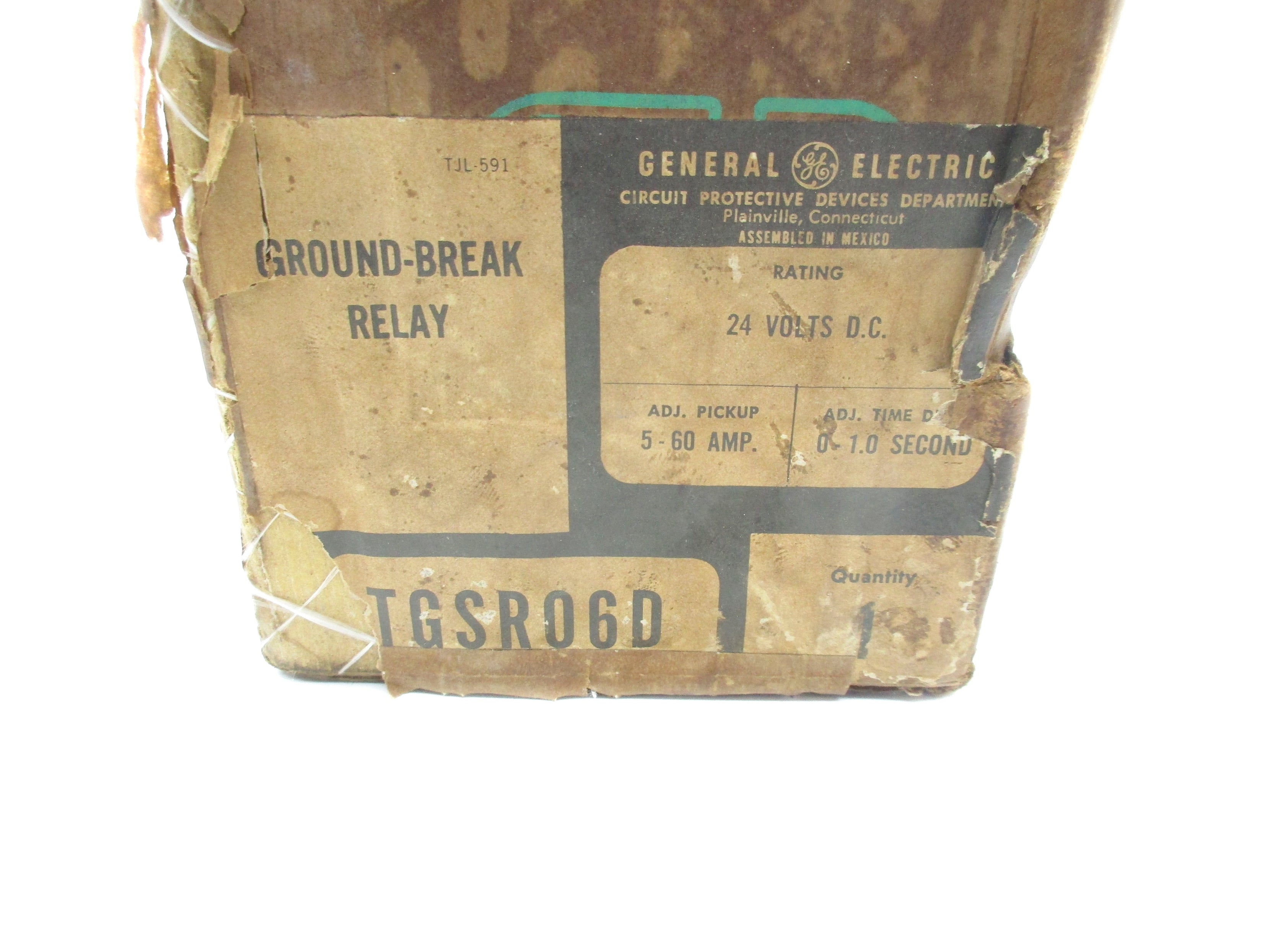 GENERAL ELECTRIC TGSR06D 24VDC 5-60A NSFS