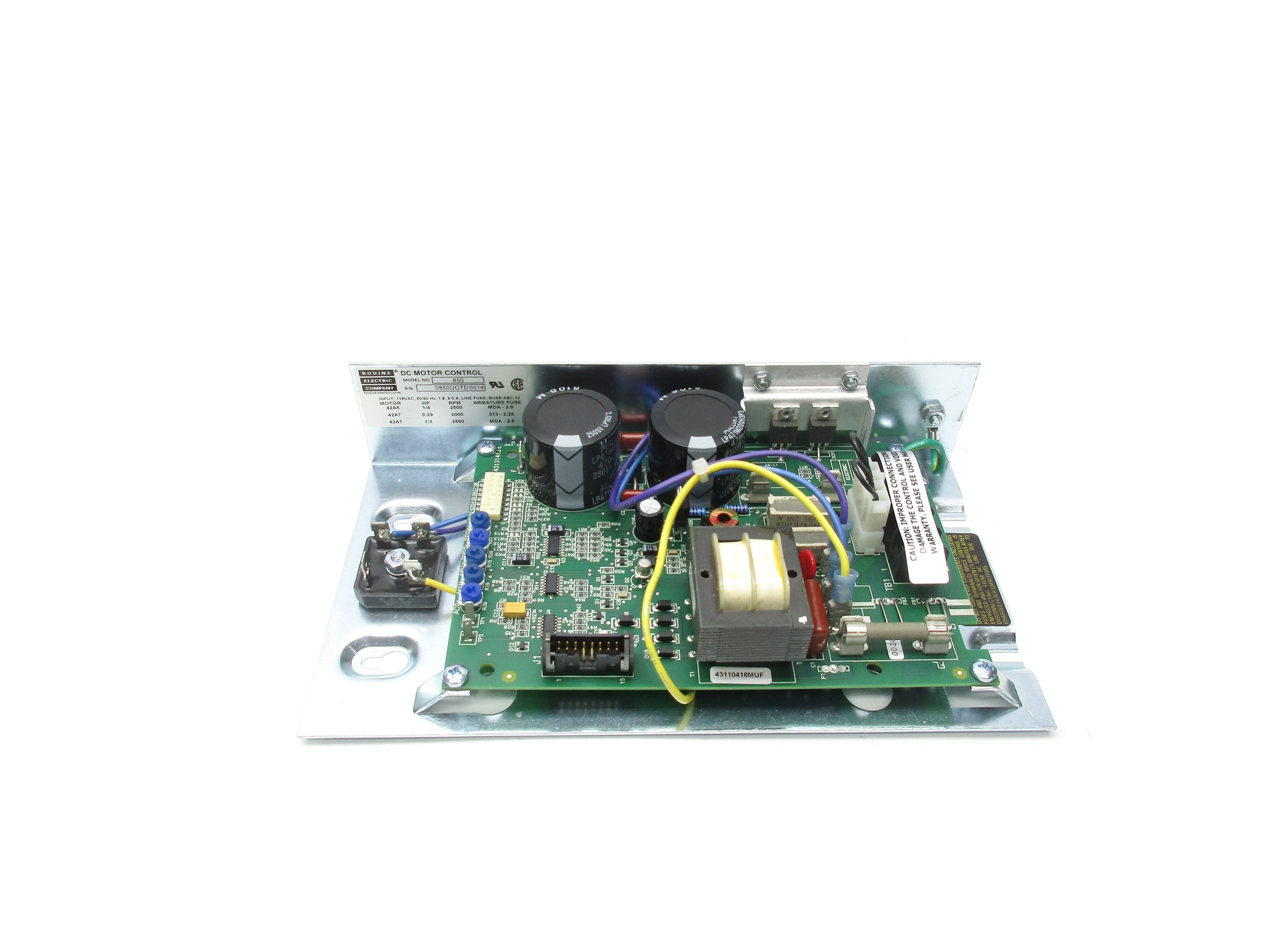 BODINE ELECTRIC 850 115VAC 9.0A NSNP
