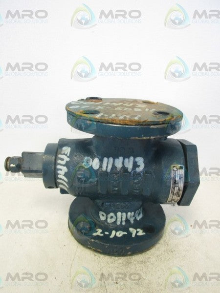 RESUN MODEL 1520 LUBRICATED PLUG VALVE * USED *