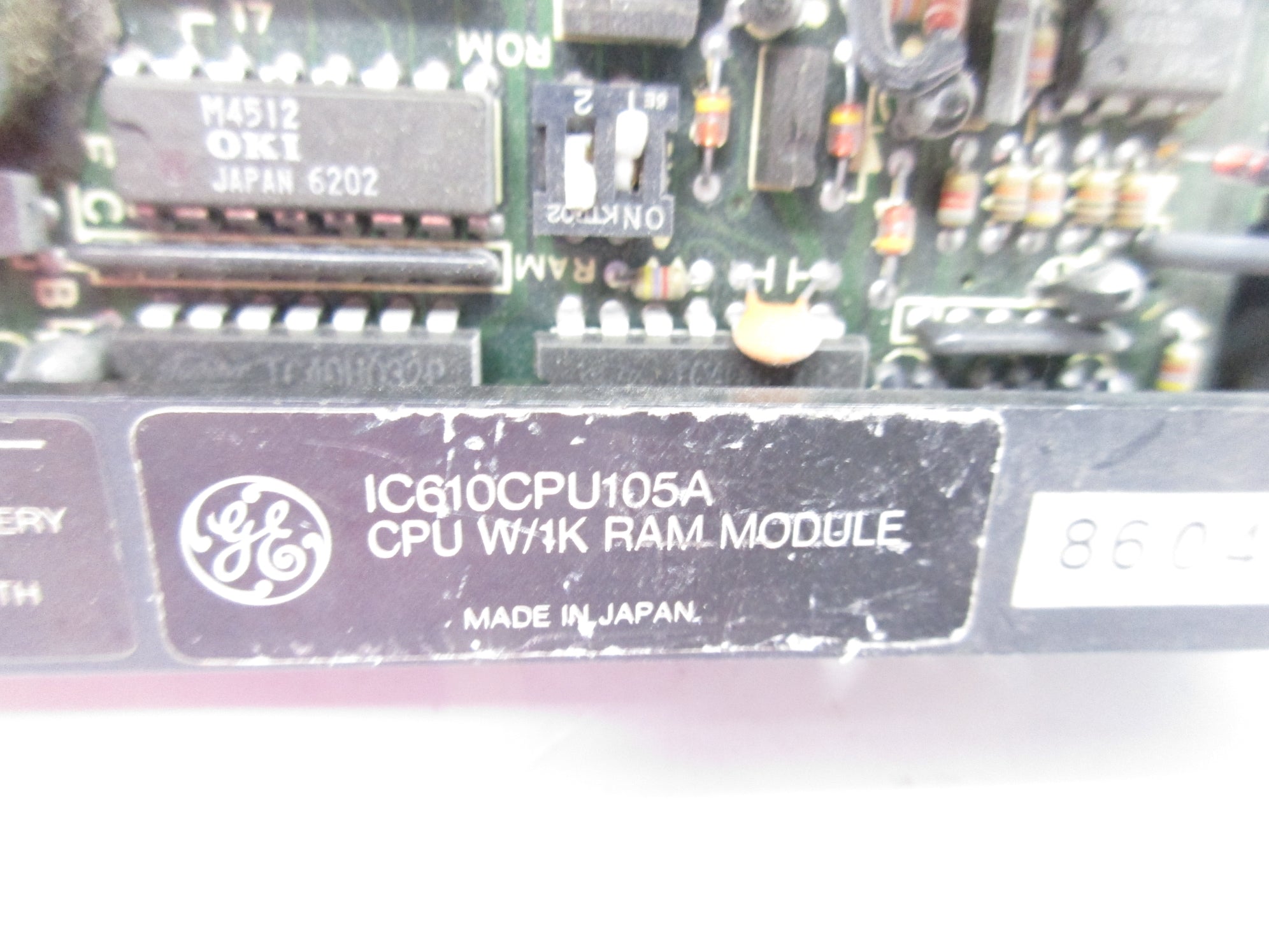 GENERAL ELECTRIC IC610CPU105A UNMP