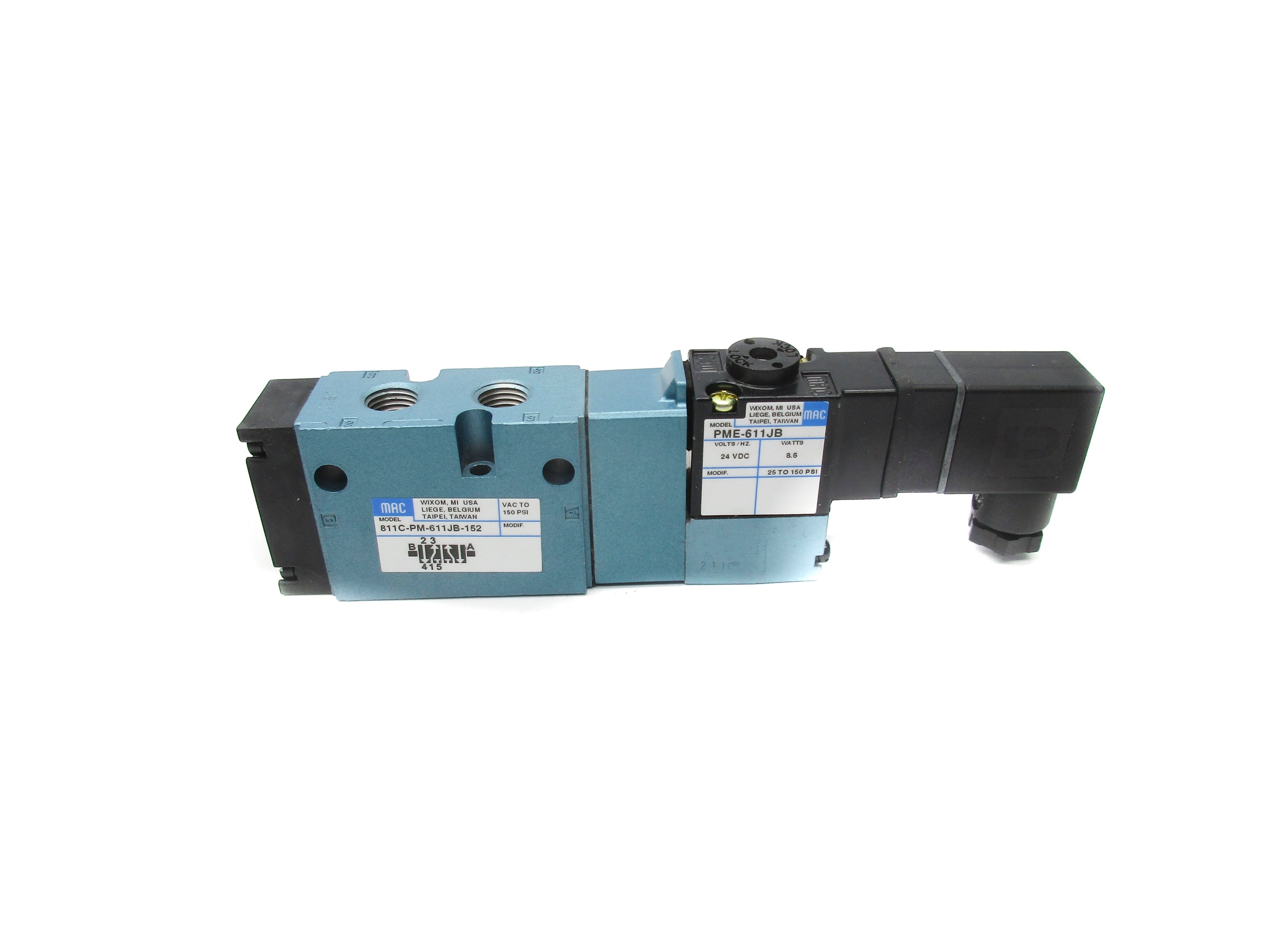 MAC 811C-PM-611JB-152 24VDC 150PSI NSNP